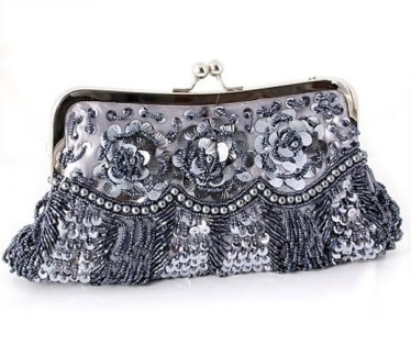 Silver_Evening_Bag_Beaded_Sequin_Satin_Fashion_Nouveau